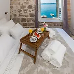 Seafront In Historical Cippico Castle Kastela
