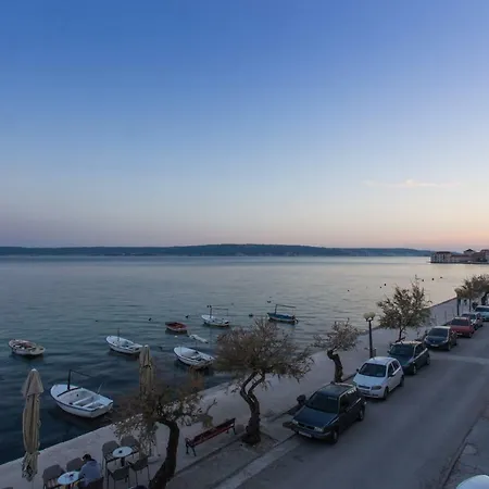 Seafront In Historical Cippico Castle * Kastela