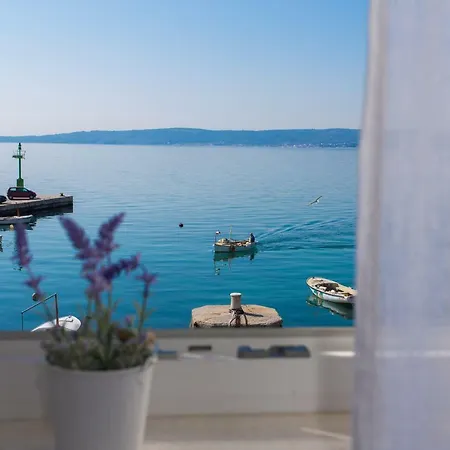 Seafront In Historical Cippico Castle * Kastela