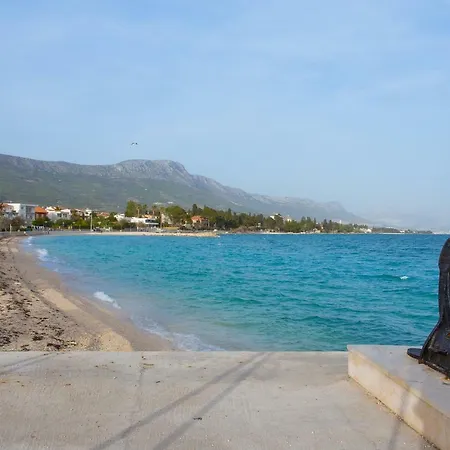 Seafront In Historical Cippico Castle * Kastela